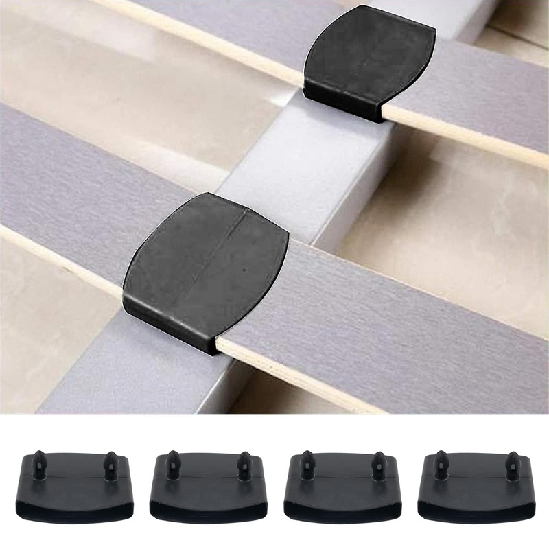 Bed Slat Holders, 72Pcs Plastic Bed Slat Caps, Side and