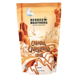 Berres Brothers Caramel Overload Grogg Ground Coffee, 10 Ounce Bag of Ground Coffee, Creamy with an Explosion of Caramel Flavor, Medium Roast, Gourmet Coffee, Caffeinated Flavored Ground Coffee