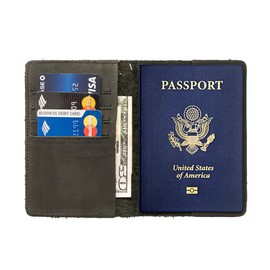 Hide & Drink, Durable Leather Passport Holder Handmade from Full Grain Leather - Smoke