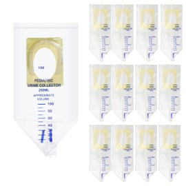 20 PCS Pediatric Urine Bag Collector, 100ml Baby Catcher Pouch Individual Pee Bags, Disposable Travel Multipurpose Collection, Clear Catcher Convenient Holder for Kids Infant Urine Collection