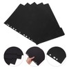 NUOBESTY 5sheets Punched Binder Dividers of Page Markers for Notebooks