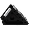 MAXXHAUL 70472 Solid Rubber Heavy Duty Black Wheel Chock 2-Pack,