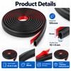 Self-Adhesive Door and Window Weather Stripping for Gap Sealing –