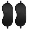 2 Pack Sleep Mask, 100% Blackout & Zero Pressure, Luoqun88