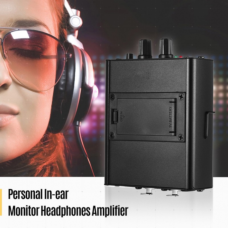 Personal In-ear Monitor Headphones Earphones Amplifier Amp with XLR Inputs