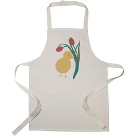 Azeeda 'Easter Chick And Tulips' Kid’s Cooking Apron (AP00065697)