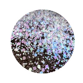 Iridescent Eco Glitter - Pearlescent Eco Friendly Face and Body Glitter - Bioglitter for Glitter Makeup and Crafting - Aurora Biodegradable Glitter Blend by Luminosity Glitter