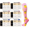 ACTINPUT 4 Pairs of Compression Socks for Men and Women,