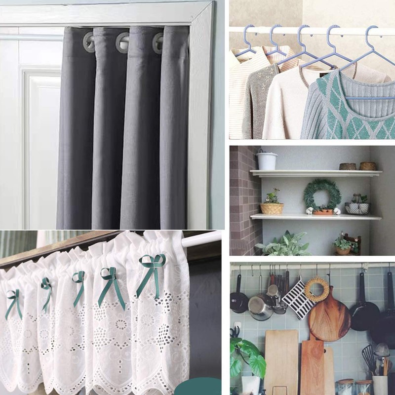 Tension Rods Shower 26 in to 39 Small Adjustable Curtain