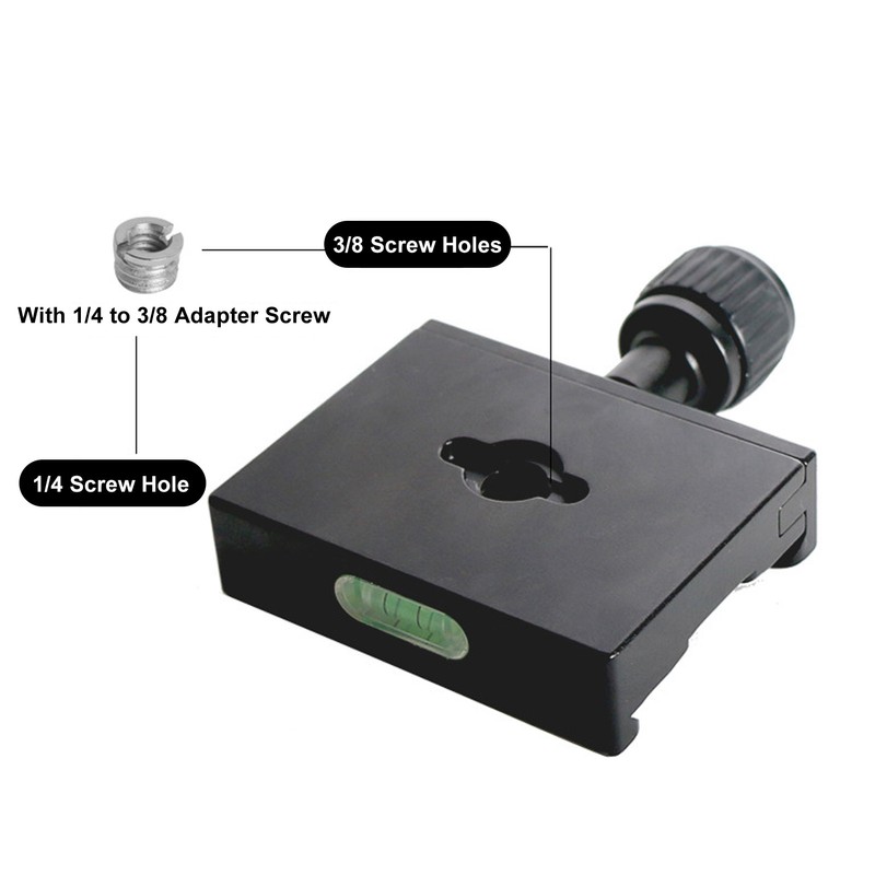 Quick Release Clamp for Arca Style Plate Aluminum Alloy 60mm
