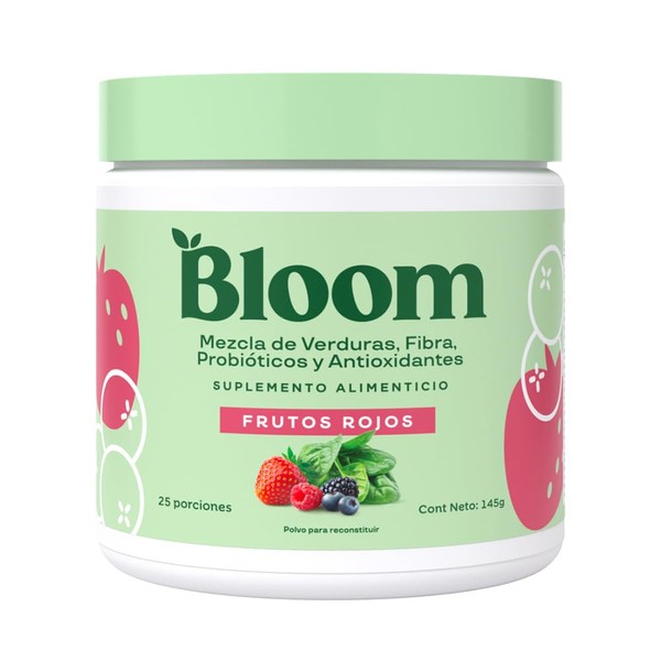 Bloom Polvo Verde - 25ct (Frutos Rojos)