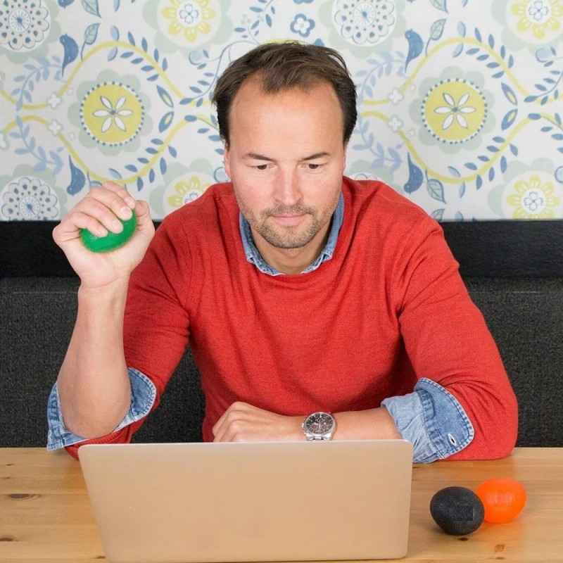 EGTMA Kit De 5 Pelotas Presionables Multicolores Texturizadas