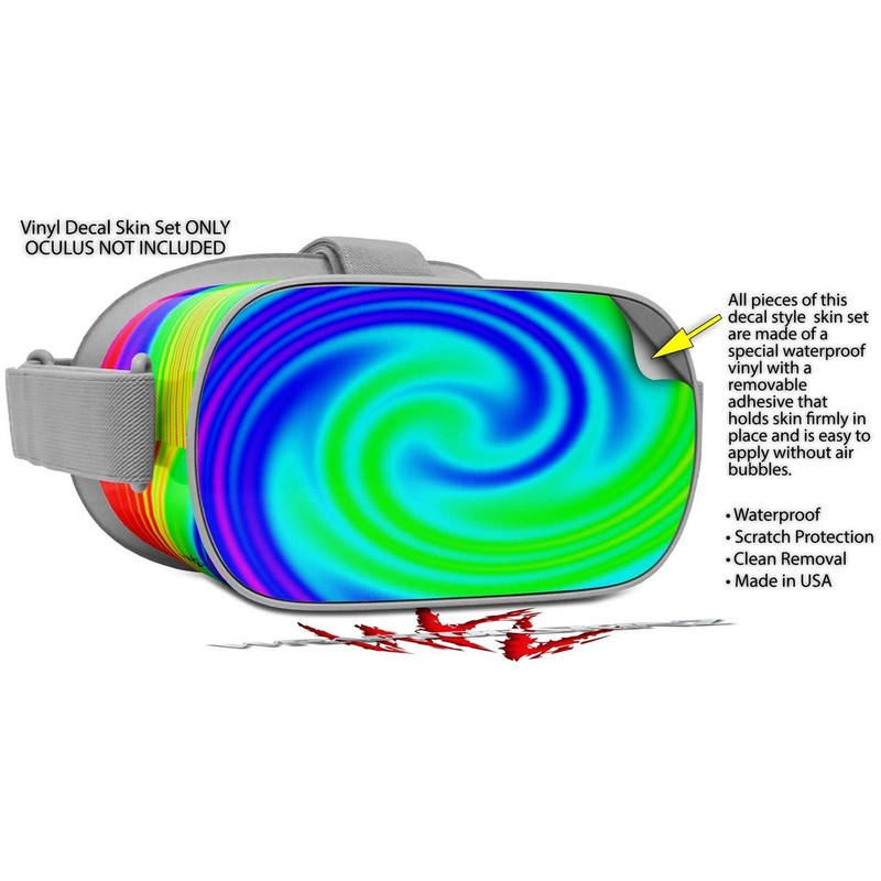 Decal Style Skin Wrap Compatible with Oculus Go Headset -