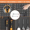 Ultrawall 120-Piece Pegboard Hooks Set, Peg Board Organizer Accessories with