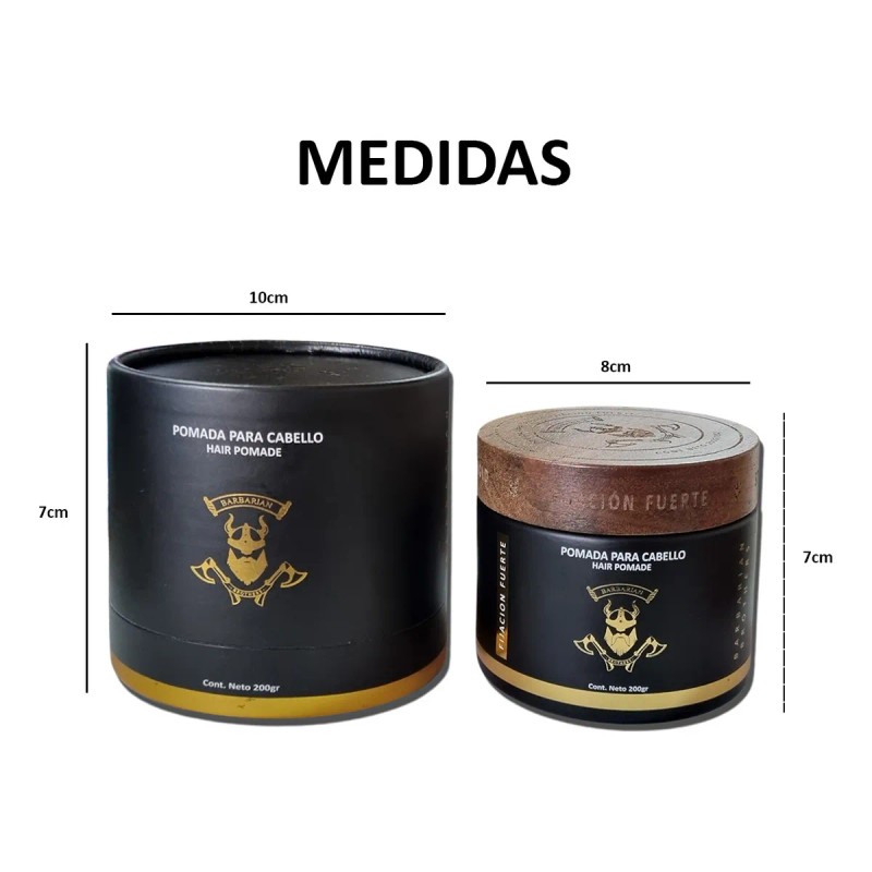 Pomada Fijacion Fuerte Para Cabello 200g
