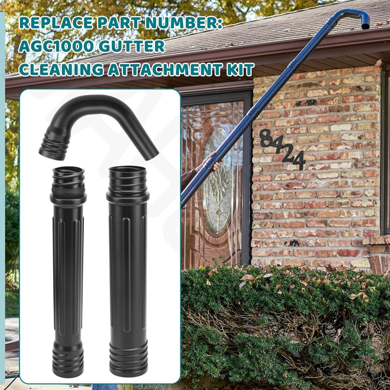 MaBoltx Gutter Cleaning Attachment Kit- Replace AGC1000, Compatible with EGO