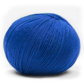 50 g Pascuali Merino Baby | 100% Virgin Wool (Organic Merino Superfine, GOTS Certified) Felt-Free, Colour: Cobalt 515