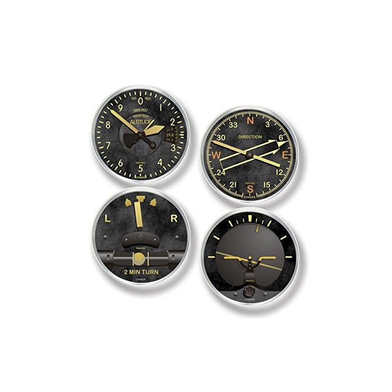 Trintec Vintage Drink Coasters Set of 4