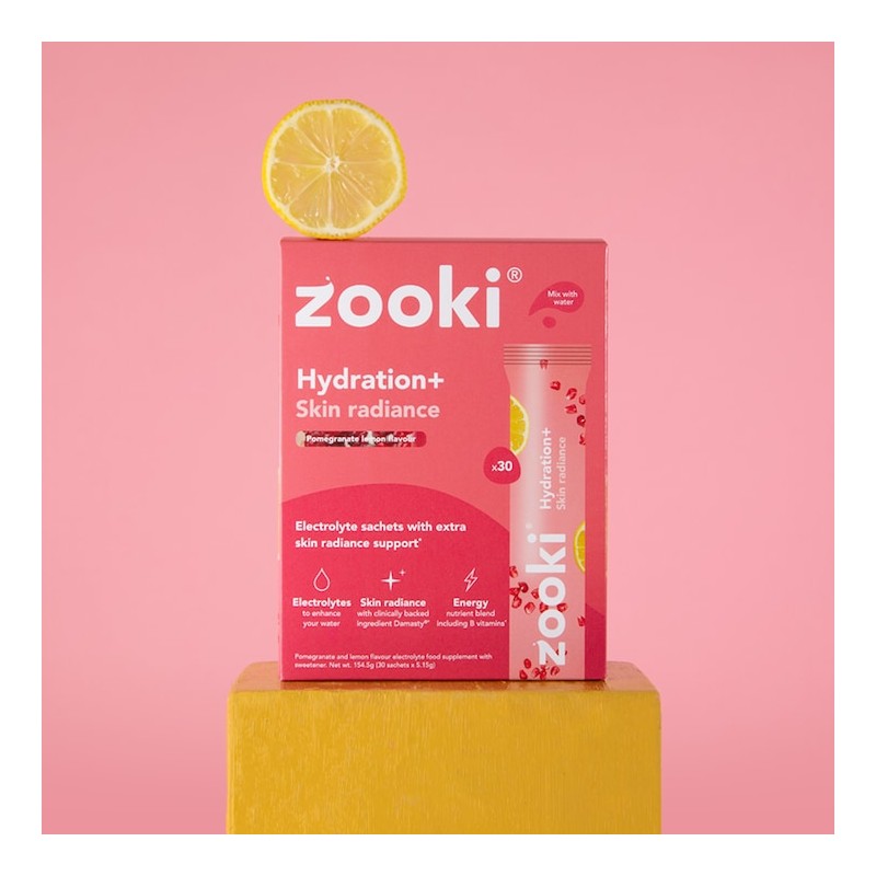 Zooki Hydration+ Skin Radiance Pomegranate Flavour