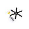 Jug Rinser Valve Assembly Black Star - Diameter 11cm in
