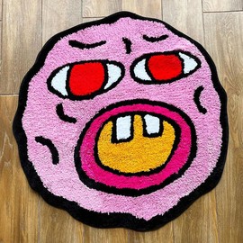 Cherry Bomb Rug - Size: 80X80 cm