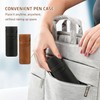 NINVVS 2 Pieces Pen Case, PU Leather Pen Case, Handmade