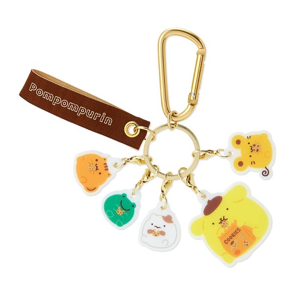 Sanrio 736554 Pompompurin Charm Keychain