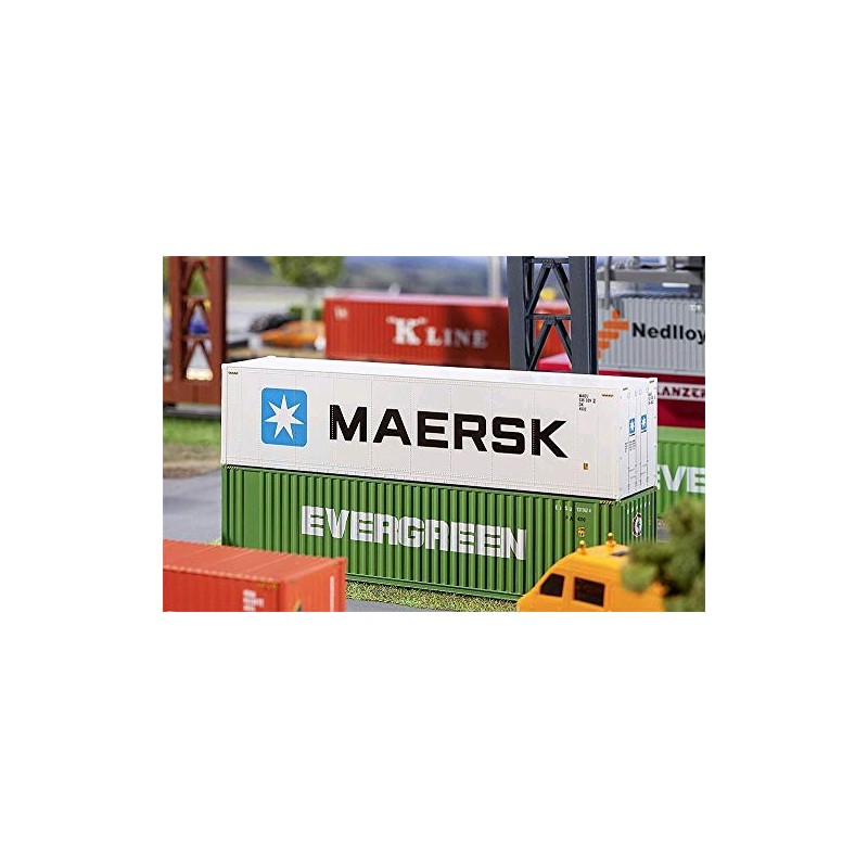 Faller FA 180847 40' Hi-Cube Refrigerator Container MAERSK Modellbausatz, Zubehör,