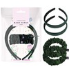 Basic Sense Girls School Velvet Hairband & Scrunchie Set -