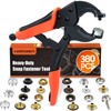 Heavy Duty Snap Fastener Tool, Snap Setter Tool with 100