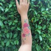 Beautiful Roses Tattoo - Watercolor Temporary Tattoo/Rose Temporary Tattoo