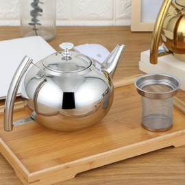 Stovetop Kettle 1.5 L Stainless Steel Kettle,Equipped with Heat Resistant Handle Tea Pot Boiling Kettle and Coffee Pot