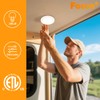 Facon 4.5" LED RV Puck Light Surface Mount - 2Pack,