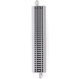 Bachmann Trains - Snap-Fit E-Z Track 9” Straight Track (4/card) - Nickel Silver Rail With Gray Roadbed - HO Scale
