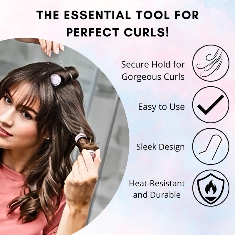 Sta-Rite Hot Roller Clips – Small Size Hair Clips for