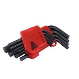 SANTUL, Juego de 10 Llaves Milimétricas Allen con Acabado Pavonado, Modelo 8746                                                                       
