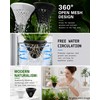 Mjeppludh 4 Pcs Plant Pot Floating Planter, Fish Tank Aquarium
