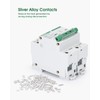 Chtaixi 12V-110V DC Miniature Circuit Breaker, 100 Amp 2 Pole