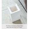 YAMAZAKI Home Tower Trash Can - Modern Garbage Waste Basket