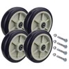 Drywall & Sheetrock Dolly Polyurethane Wheels with Axles Set of