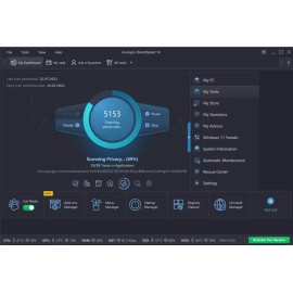 Auslogics BoostSpeed 14 Pro optimize your system, boost PC 1 year 3 PC License