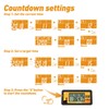 YOOREAL 9999 Days Digital Countdown Days Timer Count Down Days