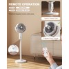 SEASAND Air Circulator Fan, 5 Speeds, With Remote Control, Height
