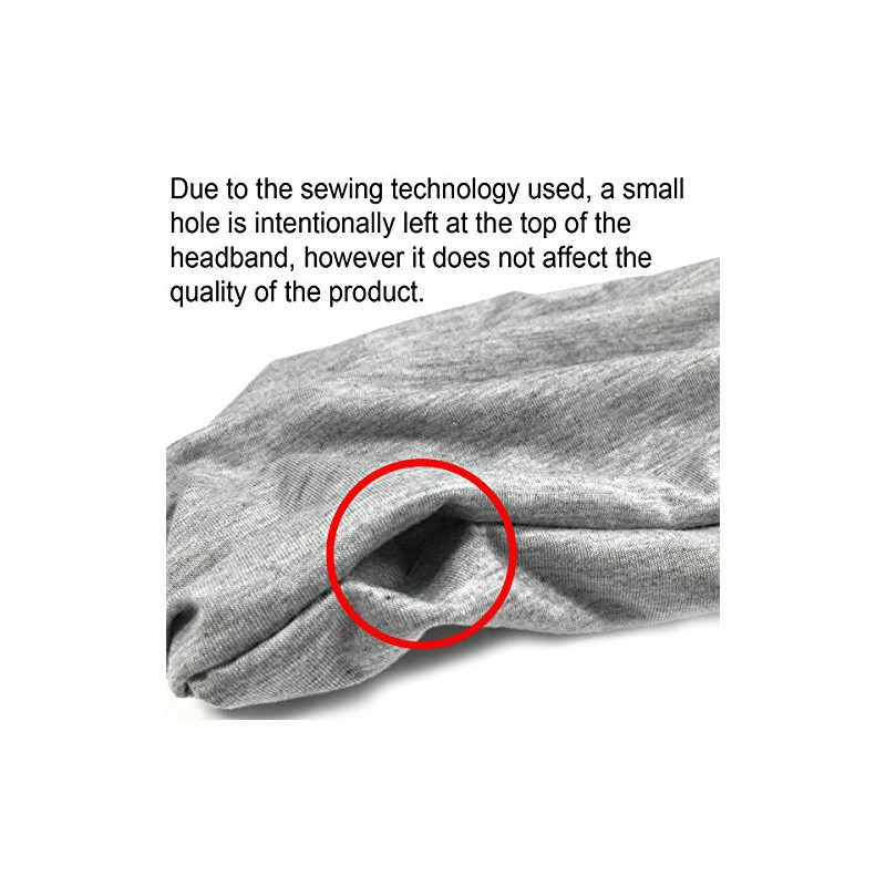 Bowbear Women Solid Wide Elastic headband, Gray