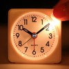 W OUTWIT Travel Analog Alarm Clock, 2.25 inch, Ultra Small