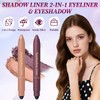 Shadow Liner 2in 1 Eyeliner Eyeshadow, Shadow Liner Duo Plum,