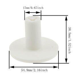 E-outstanding 5pcs Rubber Golf Tee Set 38mm Rubber Golf Tee Holder White 38mm for Practice Driving Range Mats