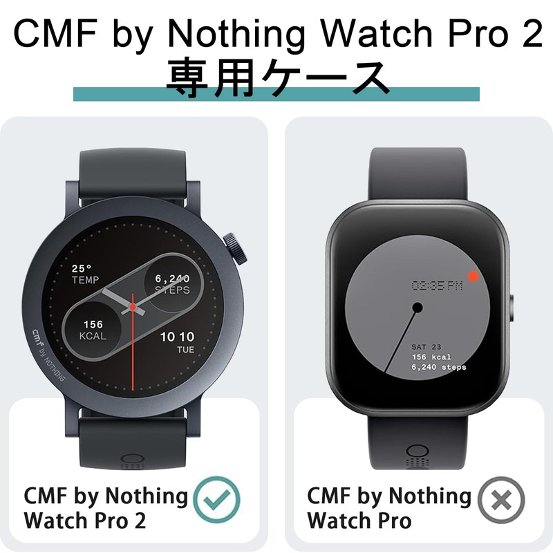 For CMF by Nothing Watch Pro 2 Case, PC Material,