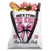 She's Tying The Knot Bachelorette Party Coquette Bow 2026 Tote