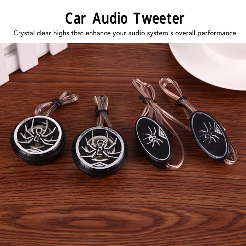 Raguso Car Speaker Crystal Clear Car Stereo Tweeter Ultra Loud